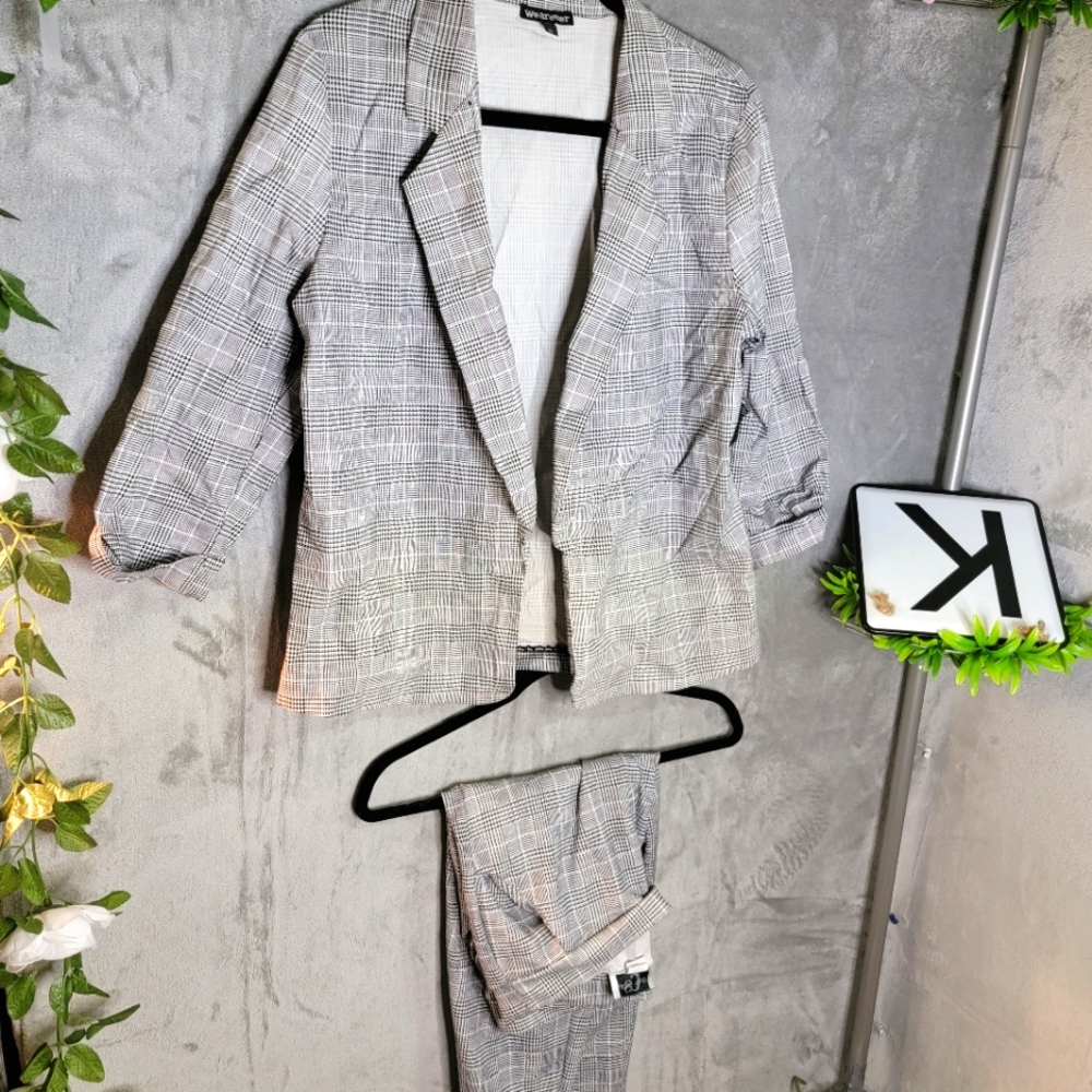 Houndstooth Blazer and Pants set
